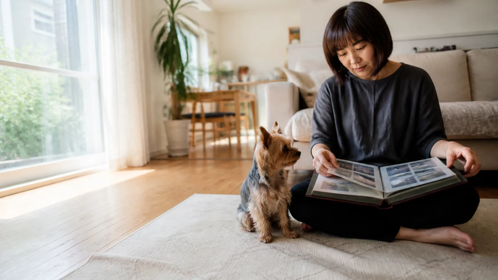 ヨークシャーテリアの性格と特徴。子犬から成犬にかけて毛色が変わっていく犬種