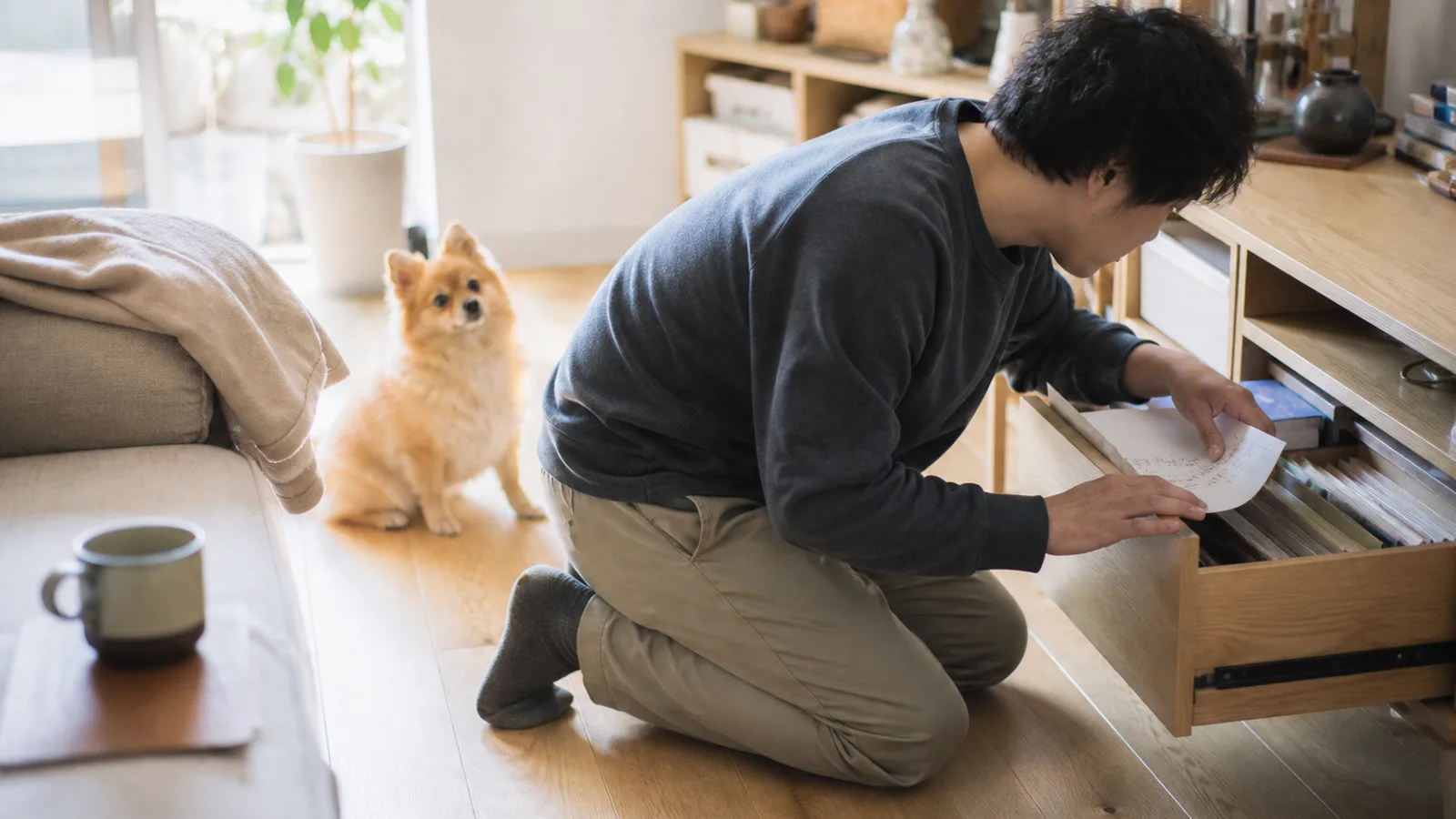 血統書をなくして探す飼い主。血統書は再発行できるが手続きに条件がある