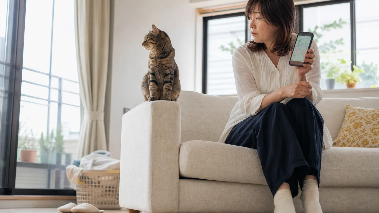 猫の遺伝性疾患の全体像を調べる飼い主。猫種ごとの傾向を知り、家系の記録につなげる