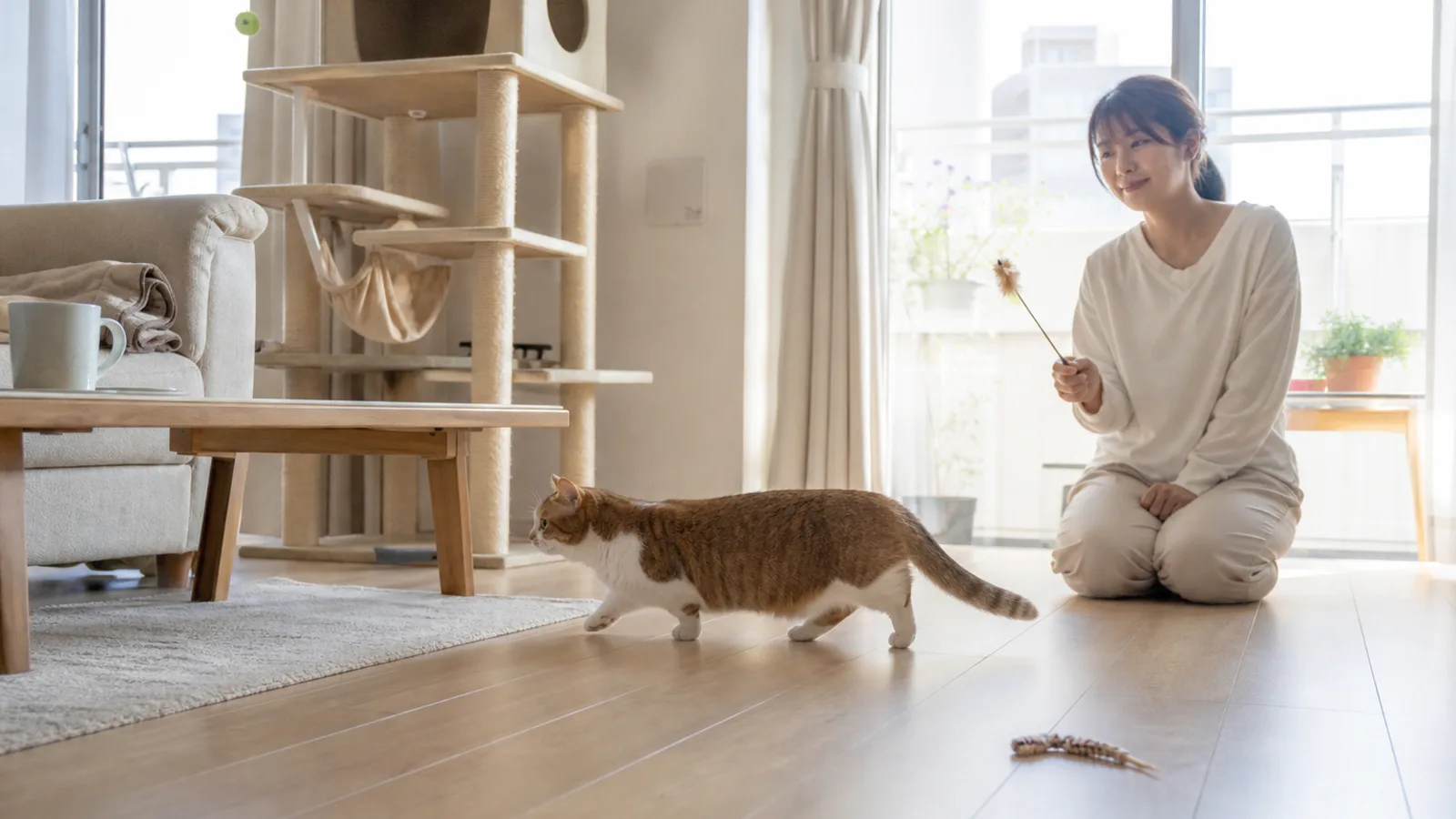 マンチカンと暮らす飼い主。短い脚を生む遺伝の仕組みとかかりやすい病気を理解する
